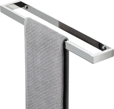 Productafbeelding van Handdoekhouder RVS - Handdoekrek Badkamer - Handdoeken Ophangen - Roestvrij Staal SUS304 - 40 cm - Chroom