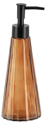 Produktbild von Seifenspender glas konische form 300ml - bernsteinfarben transluzent - Tendance