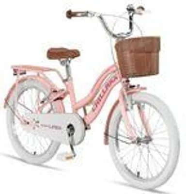 Produktbild von Chillaxx Bike Linda Premium Kinder City Bike in 20 Zoll - Fahrrad für Mädchen, Jungen, Hollandfahrrad Citybike Kinderfahrrad, geeignet für 6,7, 8, 9, 10, 11 Jahre