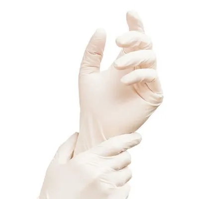 Produktbild von 100x Nitril Einweghandschuhe puderfrei extrem reißfest weiß Gr. XL