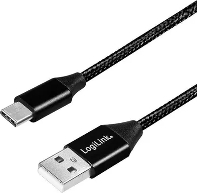 Zdjęcie produktu dla Logilink USB-Stecker USB 2.0 zu USB-C 1,0m