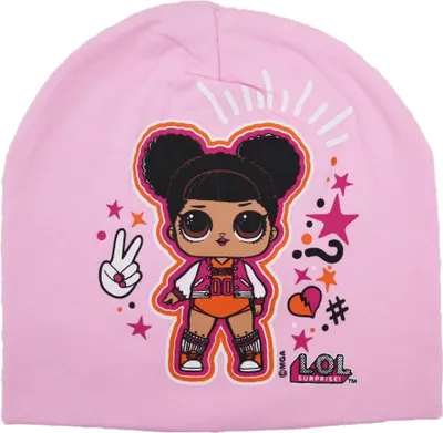 Produktbild von LOL Surprise Cheerleader - Kinder Herbst Mütze Wintermütze – Rosa / 52 cm