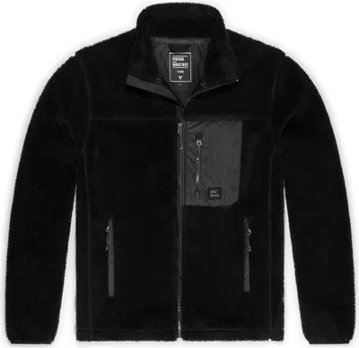 Produktbild von Vintage Industries Kodi Sherpa Fleece Jacke, schwarz, M