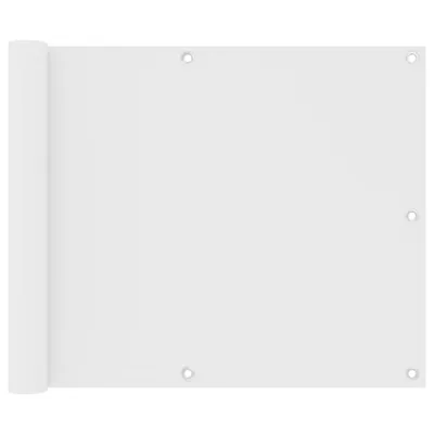 Immagine prodotto di Vidaxl Balcony Bildschirm 75x500 cm Oxford Stoff weiß