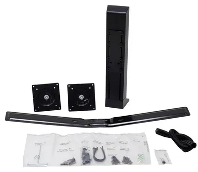 Productafbeelding van Ergotron WorkFit Universal - Set voor twee monitoren - Zwart