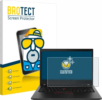 Produktbild von BROTECT Schutzfolie für Lenovo ThinkPad T490 Non-Touch Displayschutz Displayschutzfolie Folie Matt Entspiegelungsfolie
