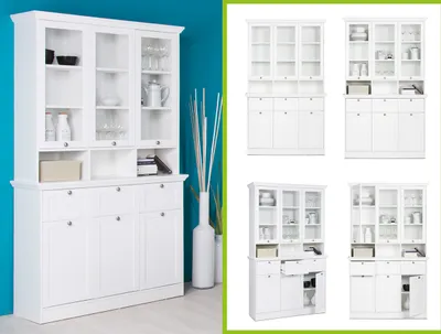 Produktbild von Buffet Schrank Buffetschrank Sideboard Kommode Vitrine Highboard "Landsted I"