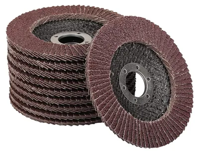 Fächerschleifscheiben Ø 115 mm, Körnung 60, 10 Stück