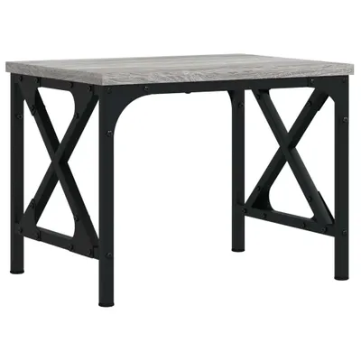 Immagine prodotto di vidaXL Supporto per stampante Grigio Sonoma 40x30x31 cm Materiale a base di legno