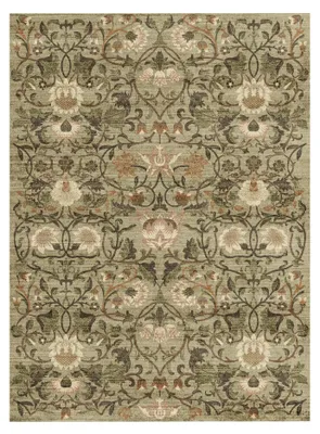 Image de Volero - Tapis floral - Rosie Vert - 140x200cm