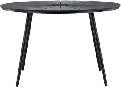 Zdjęcie produktu dla San Vito stół ogrodowy Ø120cm czarny.