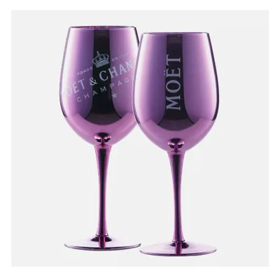 Zdjęcie produktu dla Kieliszki do szampana wina MOET CHANDON 2 szt zestaw różowe