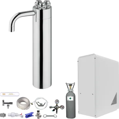 Produktbild von Sprudelwasser Tafelwasseranlage BieTal® BT-10U & Schanksäule Puls 355 & 6kg CO2