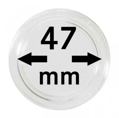 Produktbild von Lindner 2250047P Münzkapseln 47 mm-10er Pack
