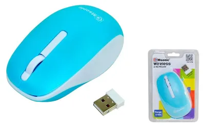 Produktbild von Vakoss MX707B, Beidhändig, Optisch, RF Wireless, 1000 DPI, Pink