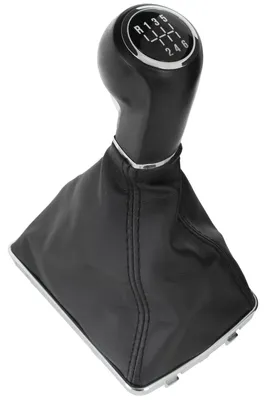 Image de Opel Astra III H 04-10 Pommeau de levier de vitesses noir + joint 6 vitesses