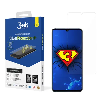 Produktbild von 3mk Display Antimikrobielle Schutzfolie SilverProtection+ für Huawei Mate 20 0,21mm Self-Heal