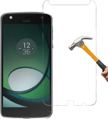 Produktbild von ino Schutzglas kompatibel mit Motorola Moto Z Play Panzerglas Panzer DisplayschutzSchutz  Glas Displayglas 9H