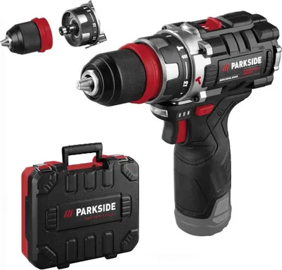 Produktbild von PARKSIDE PERFORMANCE 12V Schlagbohrschrauber PSBSAP 12 Akku 2 Ah + Ladegerät