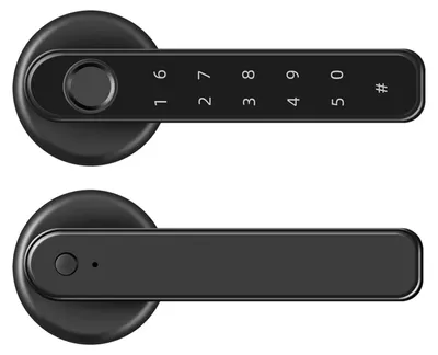 3-in-1 Smart-Türschloss mit Fingerabdruck, Tastatur & Schlüssel