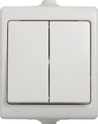 Zdjęcie produktu dla Łącznik świecznikowy natynkowy biały IP44 VENA 150405