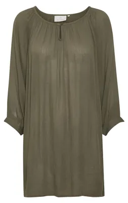 Produktbild von KAFFE Tunika Amber Damen Tunika Amber 3/4 Arm Casual Shirt Rundhals 36, Grape Le