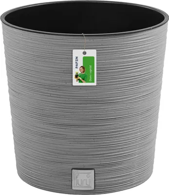 Produktbild von Blumentopf Pflanzkübel FURU Square Balkonkasten Blumenkübel Grau 9 L