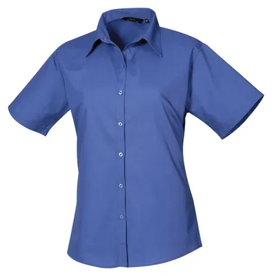 Image de Premier - Chemisier pour femmes, popeline, manches courtes LT5109 (XXL) (rouge)