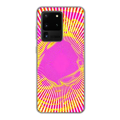 Produktbild von MuchoWow® Handyhülle Schutzhülle Hülle für Samsung Galaxy S20 Ultra Kunst - Jet - Psychedelisch Silikon Softcase Handy Hülle - Karteninhaber