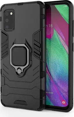 Produktbild von Wisam Schutzhülle für Samsung Galaxy A41 6,1" Panzer Armor Case Ring Ständer
