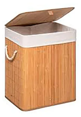 Image de Panier Pour Vêtements En Bambou 50x41,5x30cm