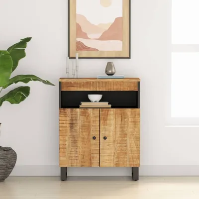 Obrázok produktu pre vidaXL Príborník s 2 dvierkami 60x33x75 cm z masívneho mangového dreva