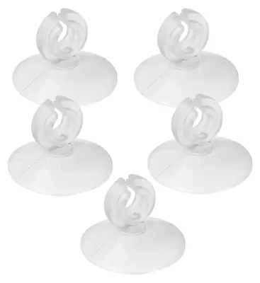 Zdjęcie produktu dla Zestaw 5 sztuk przezroczystych przyssaw do akwarium, średnica 6 mm