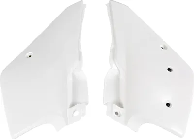Imagen del producto de Cubiertas laterales para motocicleta UFO PLAST, juego de 2 piezas, para Kawasaki KDX 200 ccm, modelo de 1996 a 1997, color: blanco, número de pieza original (OEM)