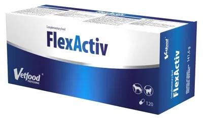 Immagine prodotto di VetFood FlexActiv per cani e gatti 120 capsule