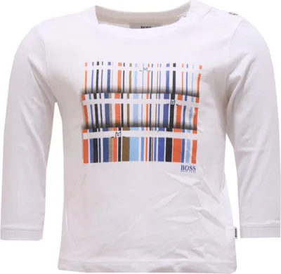 Productafbeelding van 5347W - T-shirt voor meisjes van HUGO BOSS, wit, katoen. Jongensmodel