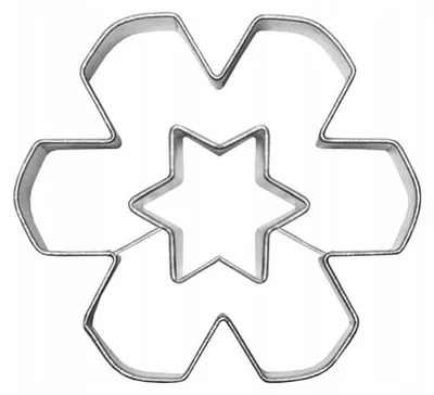 Produktbild von EkoForemki Schneeflocke Stern Ausstecher 48 mm Plätzchen