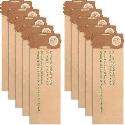 Produktbild von 10 Staubsaugerbeutel für Vorwerk kobold 118 119 120 121 122
