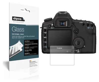 Zdjęcie produktu dla 2x folia ochronna do Canon Eos 5D Mark II matt - Anti-Shock 9H folia dipos Glass szkło plastikowe