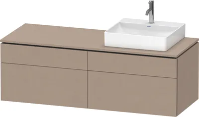 Produktbild von DURAVIT LC4870R75750000 Konsolen-WTU wandhängend L-Cube 550x1