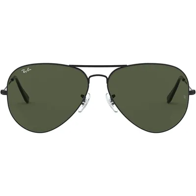 Zdjęcie produktu dla Ray-Ban AVIATOR CLASSIC, Dorosły, Uni , Aviator, Oprawki pełne, Czarny, Czarny