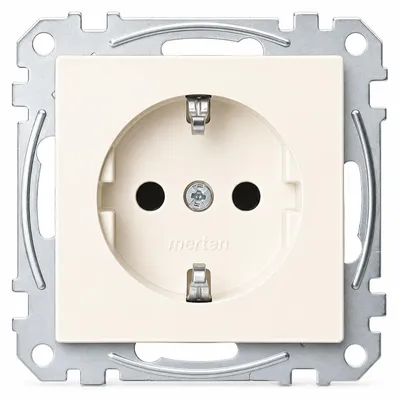 Produktbild von Merten SCHUKO-Steckdose BRS MEG2300-0344 StK weiß glänzend System M
