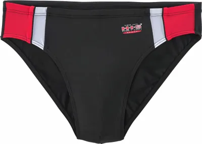 Produktbild von H.I.S. Badeslip schwarz-rot-weiß Größe 4