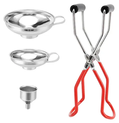 Edelstahl-Trichter-Set, 4-teilig, für Marmelade & Gewürze