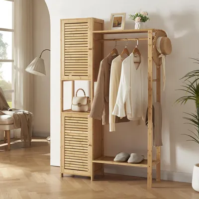 Obrázok produktu pre Vešiak na kabáty "Oldsum" Bambus 164 x 99 x 29 cm