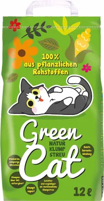 Klumpstreu Für Katzen Green Cat Katzenstreu - Natürliches