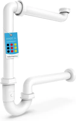Productafbeelding van 4 Inch Ruimtebesparende Sifon Voor De Badkamer - 32 mm Vlakke Wastafel Sifon - Stankafsluiter Badkamer -  Germany