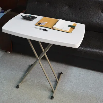 Produktbild von Laptoptisch Klapptisch Campingtisch klein Esstisch Gartentisch faltbar 76x50x74cm Weiß