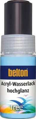 Produktbild von belton free Lackstift hochglänzend RAL 9005 tiefschwarz 9 ml