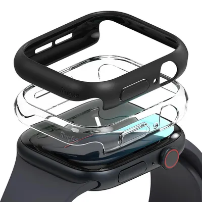 Obrázek produktu pro Ringke Slim 2-Pack Apple Watch 10 (42 mm) čiré a matně černé